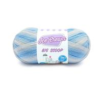 Lion Brand Yarn - 922-200 Laine Crème glacée Grande Cuillère, Acrylique, Blueberry, 27.94 x 12.7 x 12.7 cm