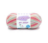 Lion Brand Yarn - 922-200 Laine Crème glacée Grande Cuillère, Acrylique, Tutti Frutti, 27.94 x 12.7 x 12.7 cm