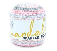 Lion Brand Yarn, 94% acrylique/6% polyester métallique, multicolore (Nova), taille unique