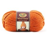 Lion Brand Yarn Company 1 Pièce Wool-Ease Thick And Quick, Potiron