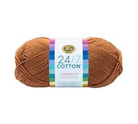 Lion Brand Yarn Company Fil de Coton, 100% Coton, Camel