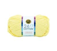 Lion Brand Yarn Company Fil de Coton, 100% Coton, Citron