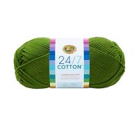 Lion Brand Yarn Company Fil de Coton, 100% Coton, Herbe