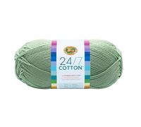 Lion Brand Yarn Company Fil de Coton, 100% Coton, Menthe