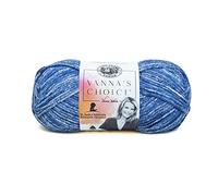 Lion Brand Yarn Company LB860-300 Pelote de fils à tricoter, Denim/Multi