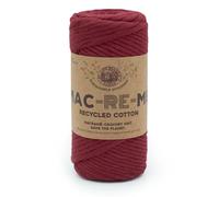 Lion Brand Yarn Company Mac-Re-Me Fil, Coton, Rouge Velours, 7oz/200g77yd/70m