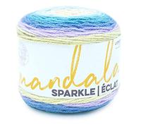 Lion Brand Yarn Company Mandala Sparkle Yarn, Acrylique/Polyester métallique, Orion, Taille unique, Set de 104.33 Pièces