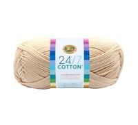Lion Brand Pelote de fil 100% coton Écru