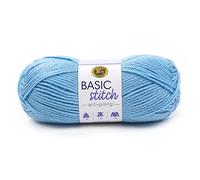 Lion Brand Yarn Company Point de Base Basic Stitch 202-106 Fil Anti-Boulochage Clair, Bleu bébé, One Skein, Set de 170 Pièces