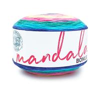 Lion Brand Yarn Mandala Bonus Bundle Pelote de laine, Wraith