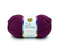 Lion Brand Yarn Fil de coton 24/7, betteraves