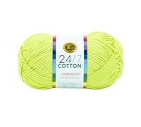 Lion Brand – Fil de coton 24/7 – vert citron