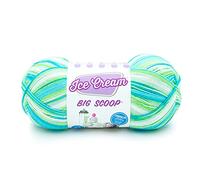 Lion Brand Yarn Ice Cream Big Scoop Pelote de laine Thé vert