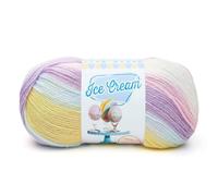 Lion Brand Yarn Ice Cream Fil 100% Acrylique, Coton Candy
