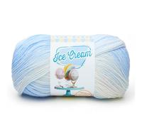 Lion Brand Yarn Ice Cream Fil 100% Acrylique, Myrtille