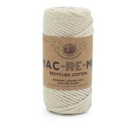 Lion Brand Yarn Mac-Re-Me Fil à macramé pour loisirs créatifs Minéral