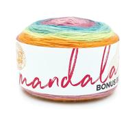 Lion Brand Yarn Company Ensemble Mandala Bonus Fil, Acrylique, Sasquatch, One Pack, Set de 1180 Pièces