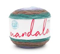 Lion Brand Yarn Mandala, fil multicolore pour tricot, crochet et artisanat, bowser, 1 pièce
