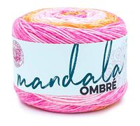 Lion Brand Yarn Mandala Ombre Pelote de laine Serene