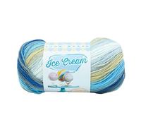 Lion Brand Yarn Pelote de fils à tricoter pour crème glacée, beurre de pécan