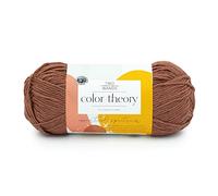 Lion Brand Yarn Two of Wands: Color Theory Yarn Raisin