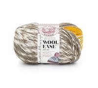 Lion Brand Yarn Wool Ease Fair Isle, Fil, 1 pelote, doré/taupe