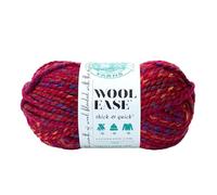 Lion Brand Yarn Wool-Ease Fil épais et rapide - Fil doux et volumineux pour tricoter, crochet et bricolage - 1 pelote de feu de camp