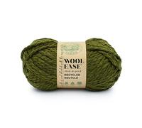 Lion Brand Yarn Wool-Ease T&Q Pelote de fil recyclé Vert olive