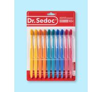 Lion Brosse à dents Dr. Sedoc Color Pop Toothbrush - 10 pcs