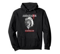 Lion chrétien de Juda avec poème de l'Ambassadeur de Style templier Sweat à Capuche