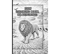 LION COLORING BOOK.