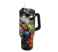 Lion Cool Avec Casque Porte-Gobelet de Voiture en Acier Inoxydable,Bouteille D'eau,Gobelets Isothermes Sans BPA.