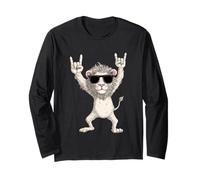 Lion Cool avec Lunettes de Soleil à Bascule Manche Longue