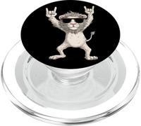 Lion Cool avec Lunettes de Soleil à Bascule PopSockets PopGrip pour MagSafe