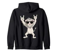 Lion Cool avec Lunettes de Soleil à Bascule Sweat à Capuche