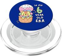 Lion Cute, 6ème anniversaire de mon âge de 6 ans, animal amusant PopSockets PopGrip pour MagSafe