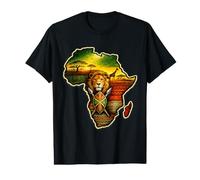 Lion d'Afrique, Afrique T-Shirt Graphique avec Valeur