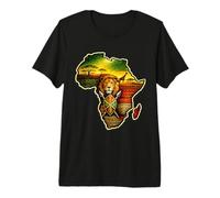 Lion d'Afrique, Afrique T-Shirt Haut de Gamme