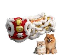 Lion Dance Dog Costume, Puppy Role Playing, Dog Clothes with New Year Design, Costume with Festive Style, Pet Apparel Accessories, Dogs Costumes for Celebration Family Gathering Social Event