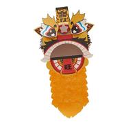 Lion Danse DIY Tête Kit Artisanat Papier Décoration Festive Créativité Manuelle Apprentissage Convient Aux Célébrations Culturelles Ateliers Enfants, Jaune