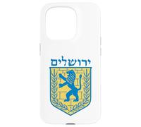 Lion de Juda Cadeau Israël Juif Jérusalem Signe juif hébreu Coque pour iPhone 15 Pro