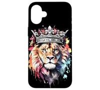 Lion de Juda Christ Jésus Roi Couronne Coque pour iPhone 16 Plus