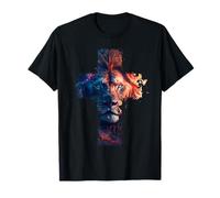 Lion de Juda Croix de Jésus-Christ Foi chrétienne Graphique T-Shirt