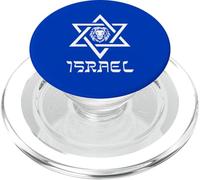 Lion de Juda Étoile juive de David Israël PopSockets PopGrip pour MagSafe