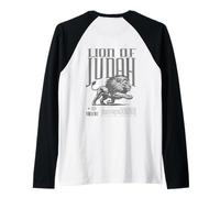 Lion de Juda, graphisme chrétien, Foi audacieuse, Art du Lion Manche Raglan