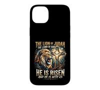Lion de Juda, Il est ressuscité, Croix, Foi sur la Peur Coque pour iPhone 14 Plus
