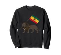 Lion de Juda jamaïcain Rastafari Roots Rasta Reggae Music Sweatshirt
