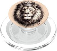 Lion de Juda Jésus-Christ Seigneur des Seigneurs Roi PopSockets PopGrip pour MagSafe