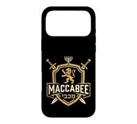 Lion de Juda Maccabee Bouclier du Patrimoine juif Vieilli Coque pour iPhone 17 Pro Max