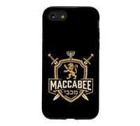 Lion de Juda Maccabee Bouclier du Patrimoine juif Vieilli Coque pour iPhone SE (2020) / 7/8